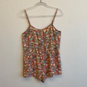 Lucca Couture Floral Romper • Sz S